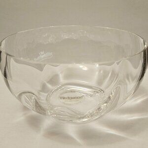 Wedgwood Devon Collection 24% Crystal Clear Bowl Handmade in England-1980s